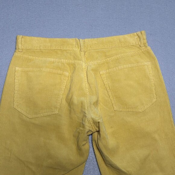 Sid Mashburn Straight Yellow Mens Corduroy 5 Pocket Pants 33 / 32 Button Fly - Picture 14 of 14